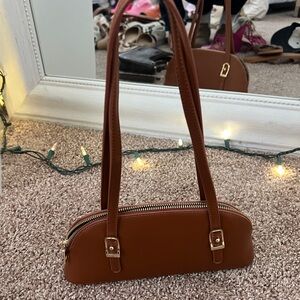 Madison West Brown Shoulder Bag